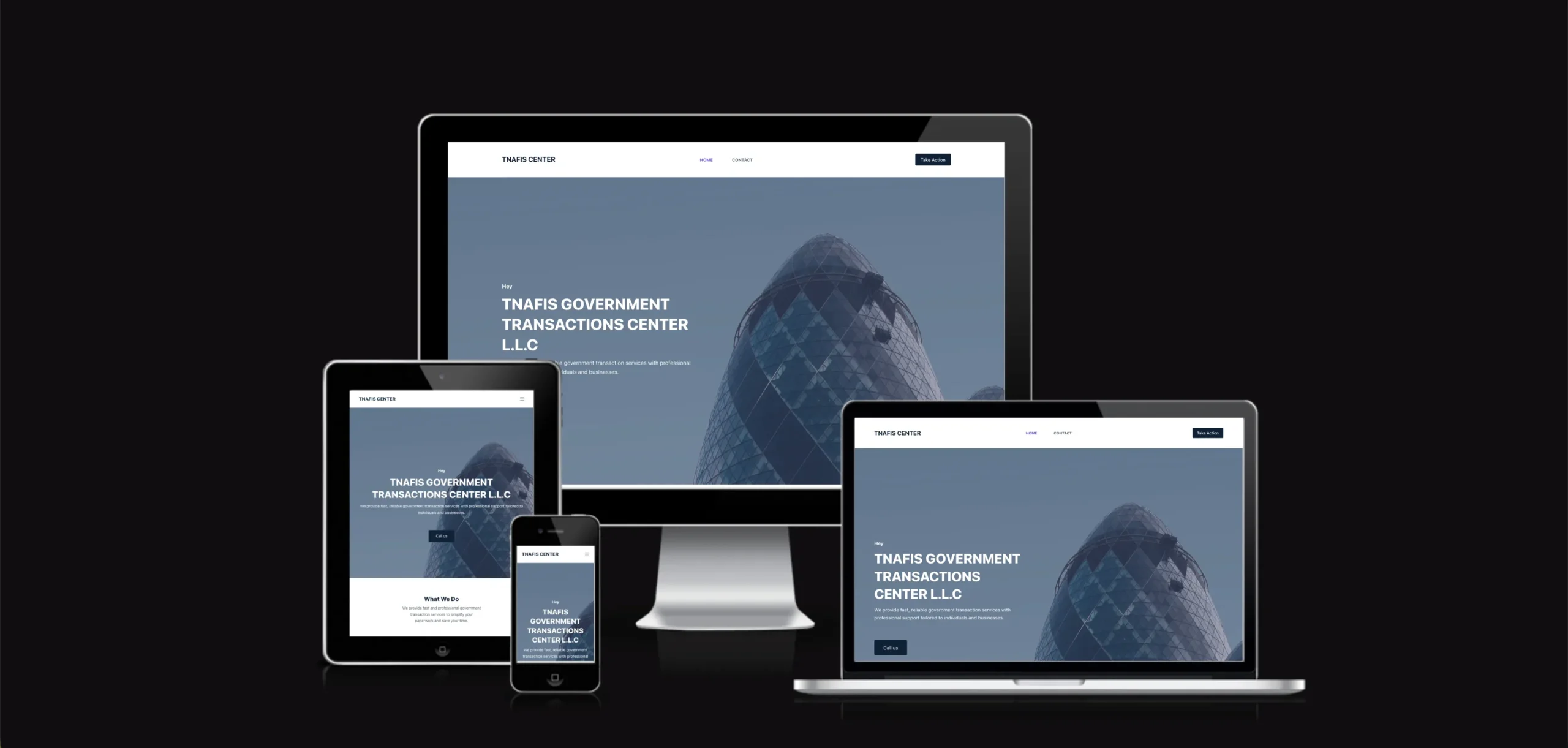 Tanafus Center website by Ashraf Azim
