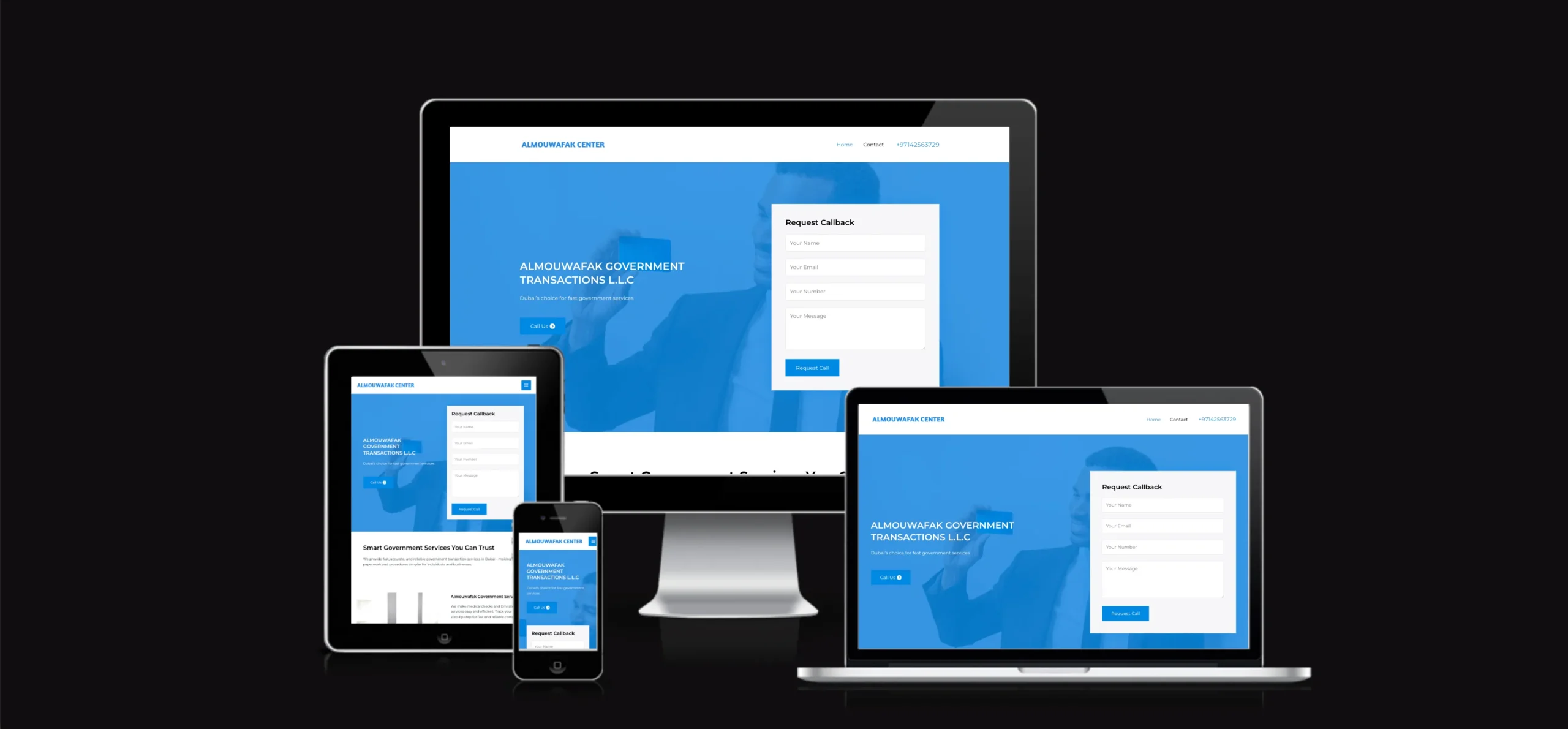 Al Mouwafak Center website by Ashraf Azim