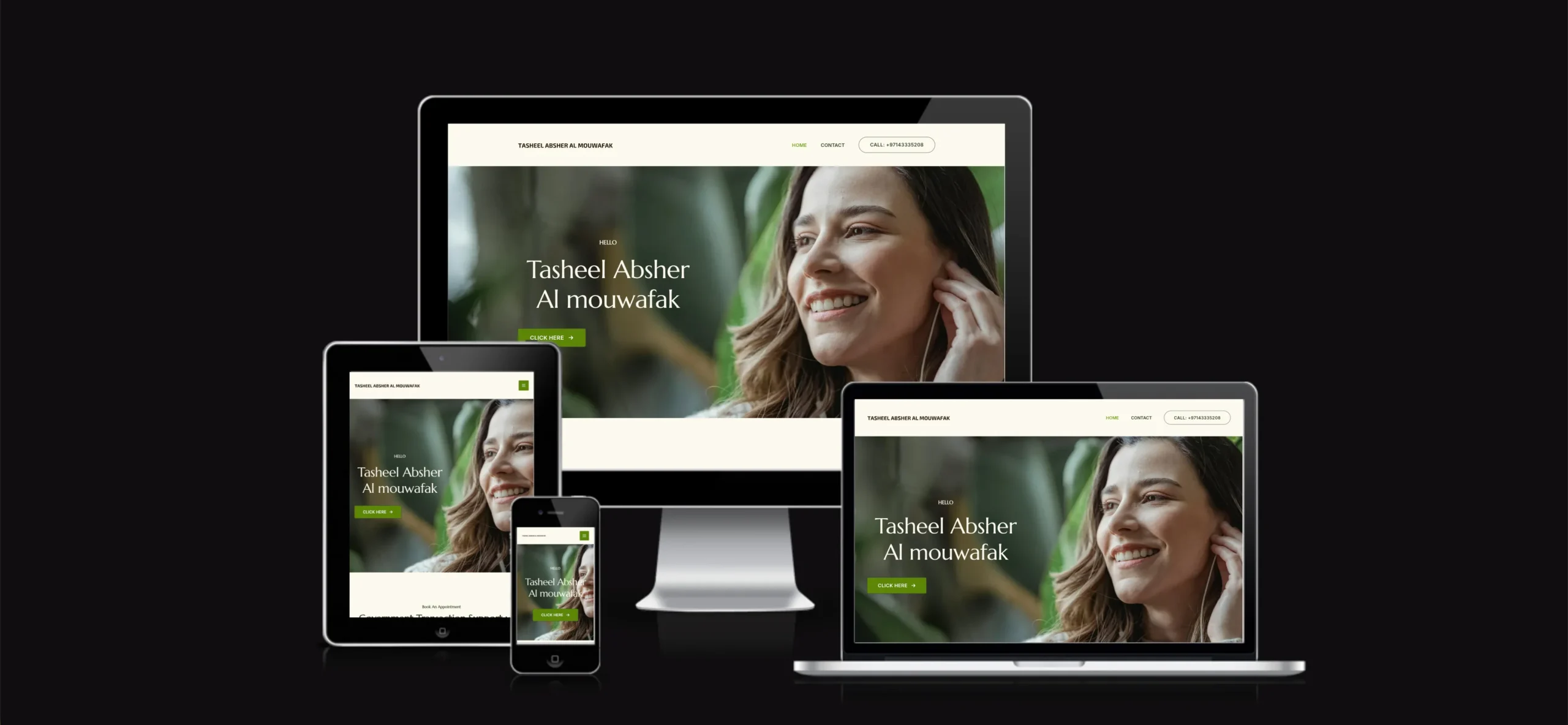 Tashel Absher website by Ashraf Azim